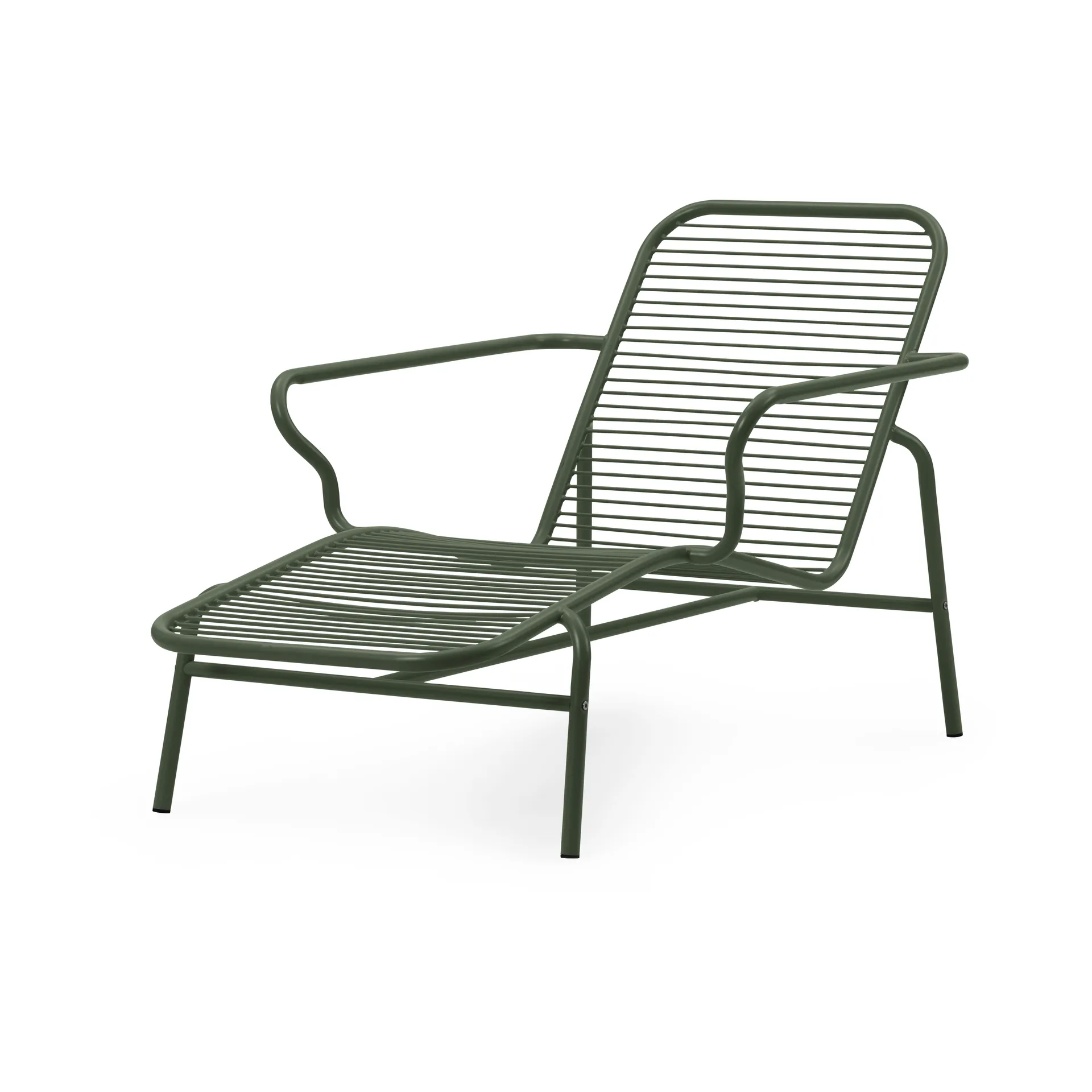 Normann Copenhagen Tumbona Vig Chaise Lounge Green