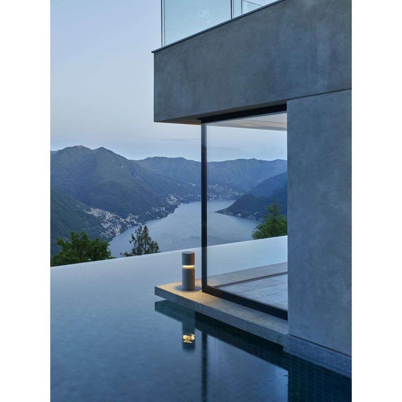 Nui A Lámpara  Exterior/Jardín Concrete - Luceplan - Terraza - Hormigón / Cemento