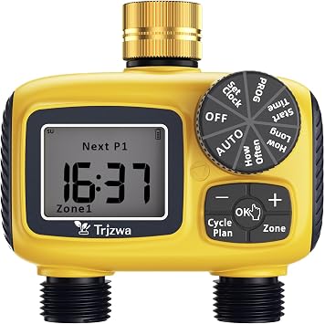 Ordenador Riego 2 Salidas Programador Riego Entrada Latón IP55 Agua