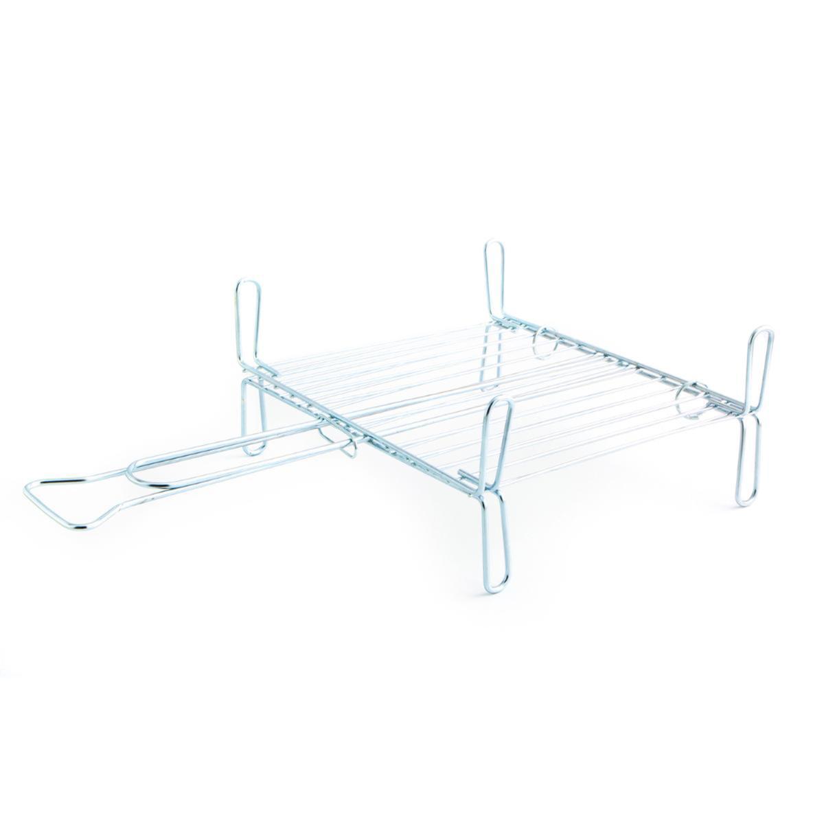 Parrilla doble 30x35 acero Prepara BBQ Quid