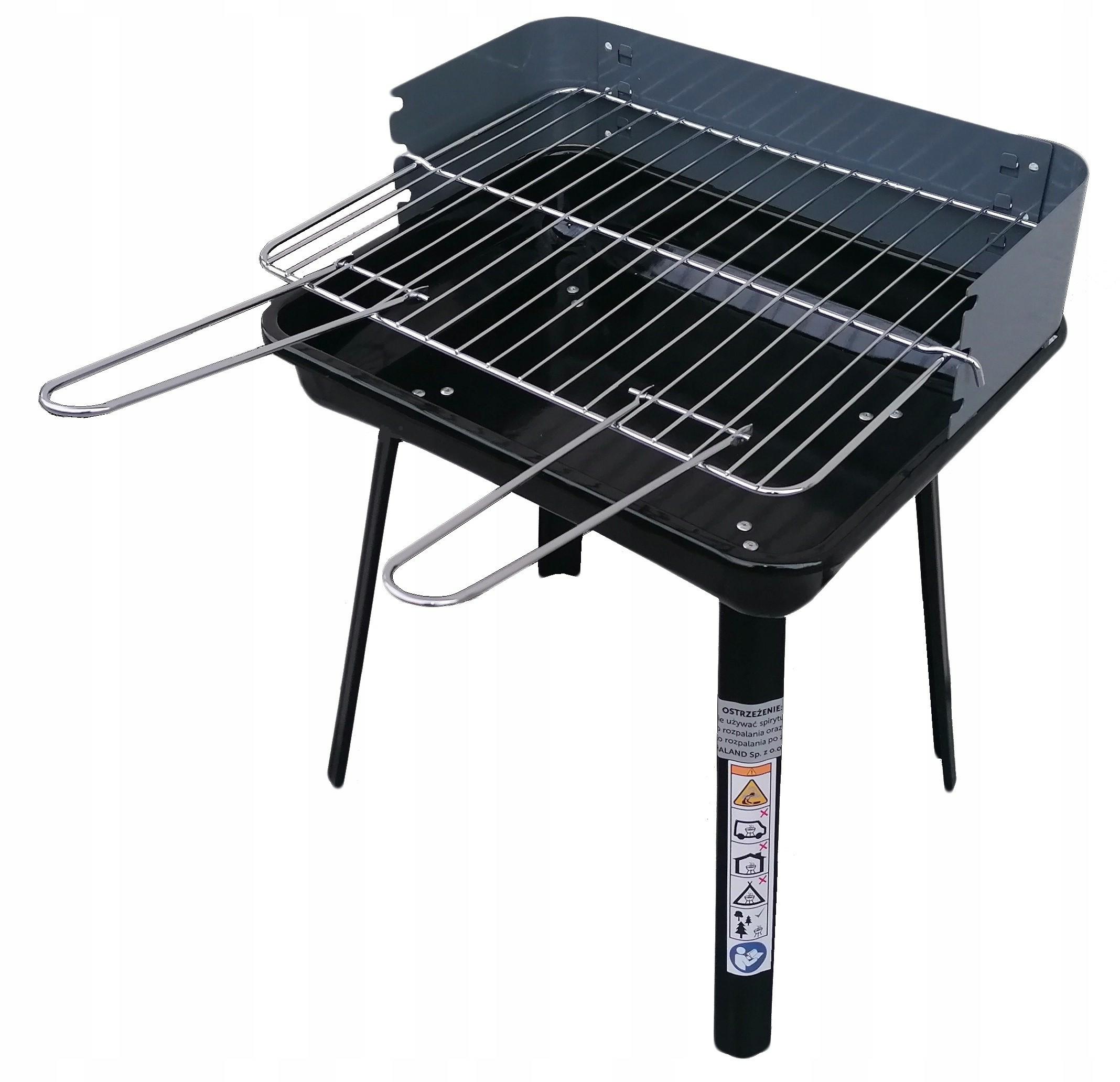 Parrilla Rectangular Plegable Master Grill MG936: Diseño compacto, montaje sin herramientas y materiales de alta calidad para asados eficientes en exteriores​