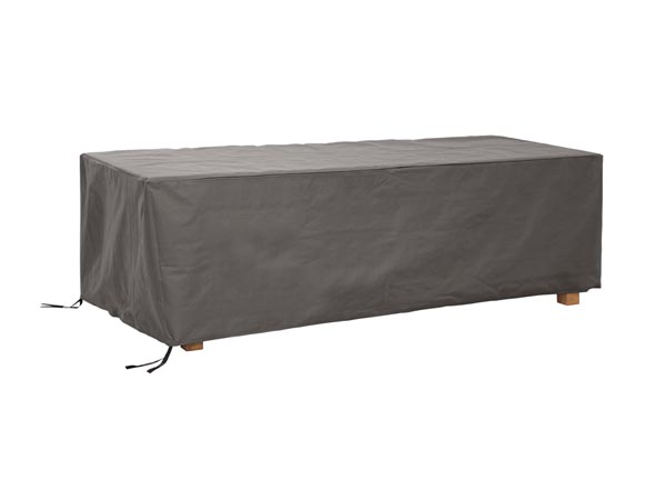 Perel Funda para mesa exterior 305 x 110 x 75 cm, impermeable y resistente a los UV, protección duradera para mesas de jardín hasta 300 cm, material robusto contra lluvia, polvo y sol
