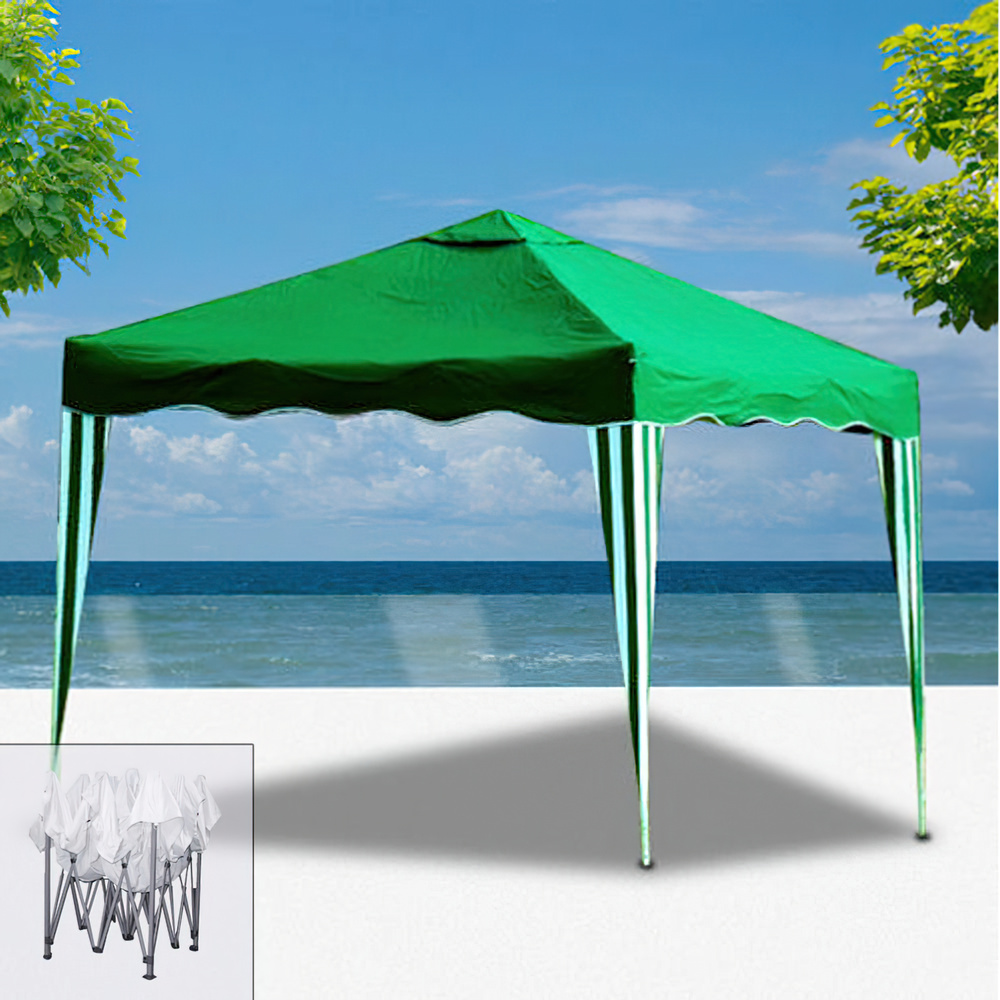 Pergola papillon 3x3 metros plegable verde