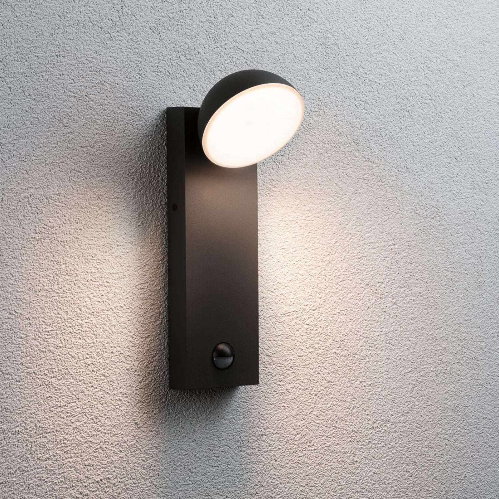 Puka Aplique Exterior con Sensor SWR Antracita - Paulmann - Moderno - Metal