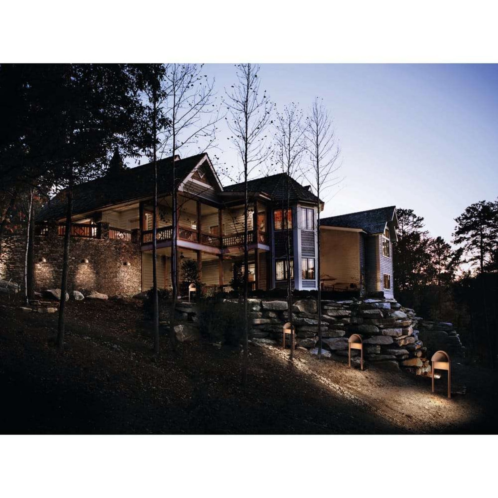 Rørhat 1 LED Lámpara Exteriores H70 Galvanizado - LIGHT-POINT - Terraza - Metal