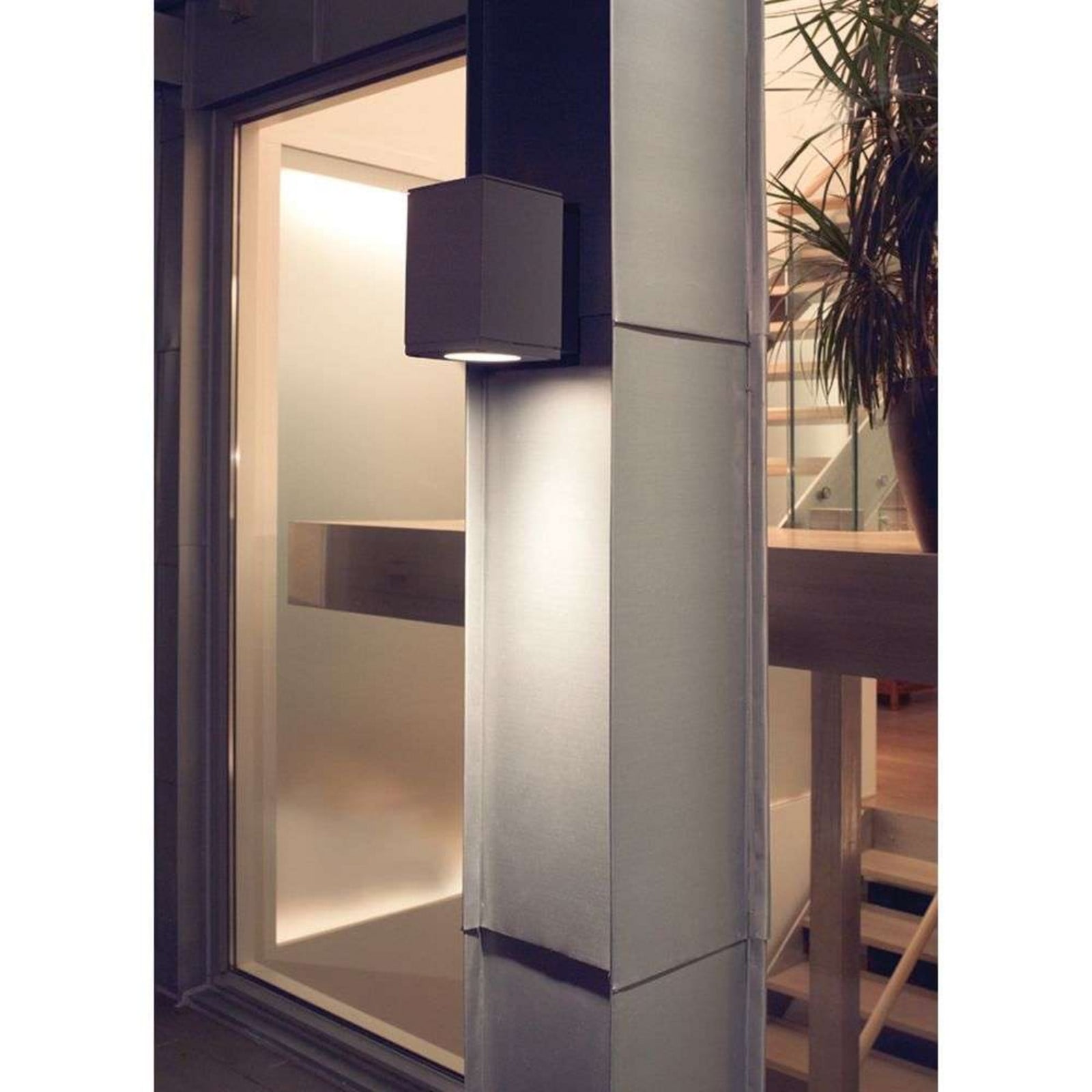 Sandvik Down Aplique Exterior LED Aluminium - Norlys - Aluminio