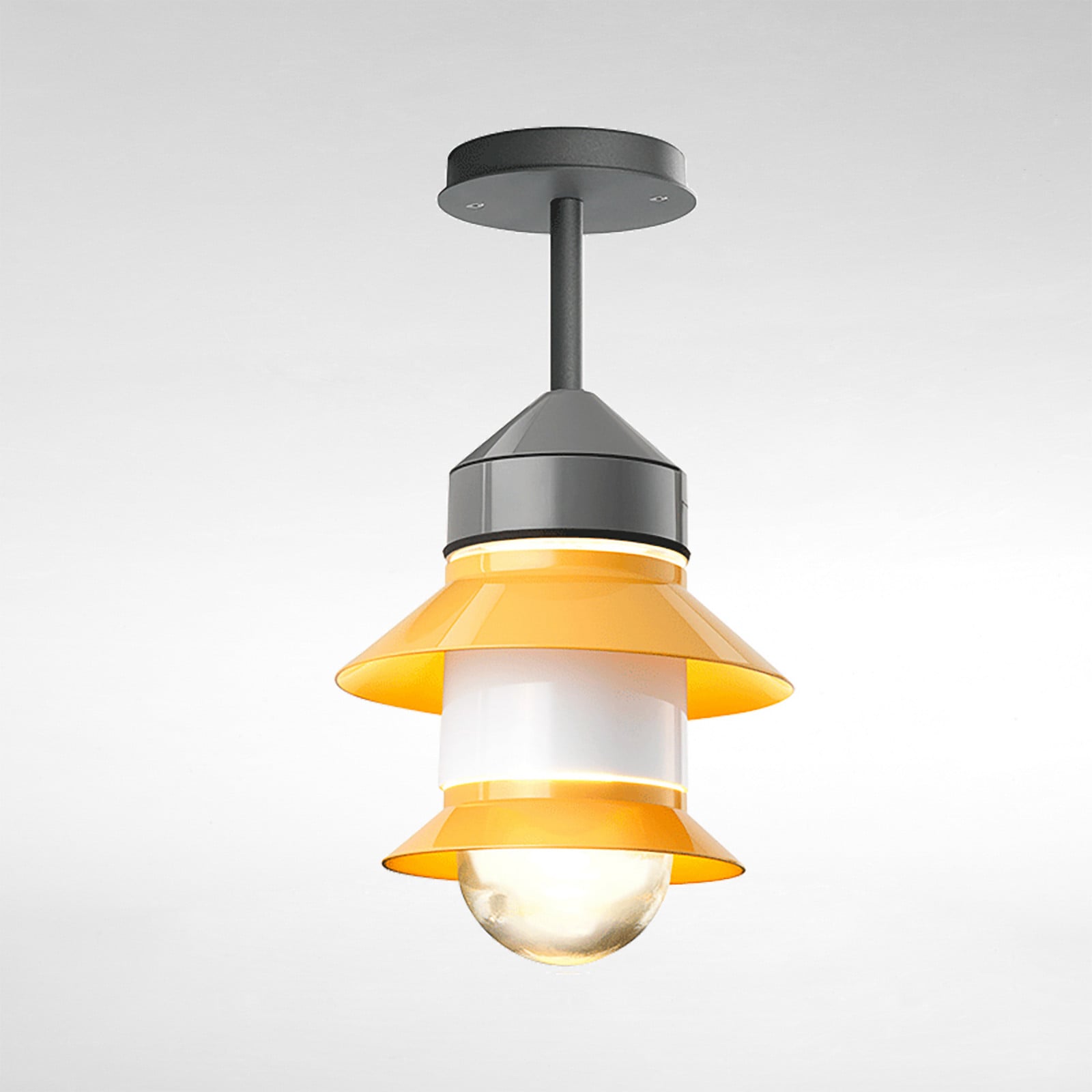 Santorini C Lámpara Colgante Mostaza - Marset - Diseño - Vidrio