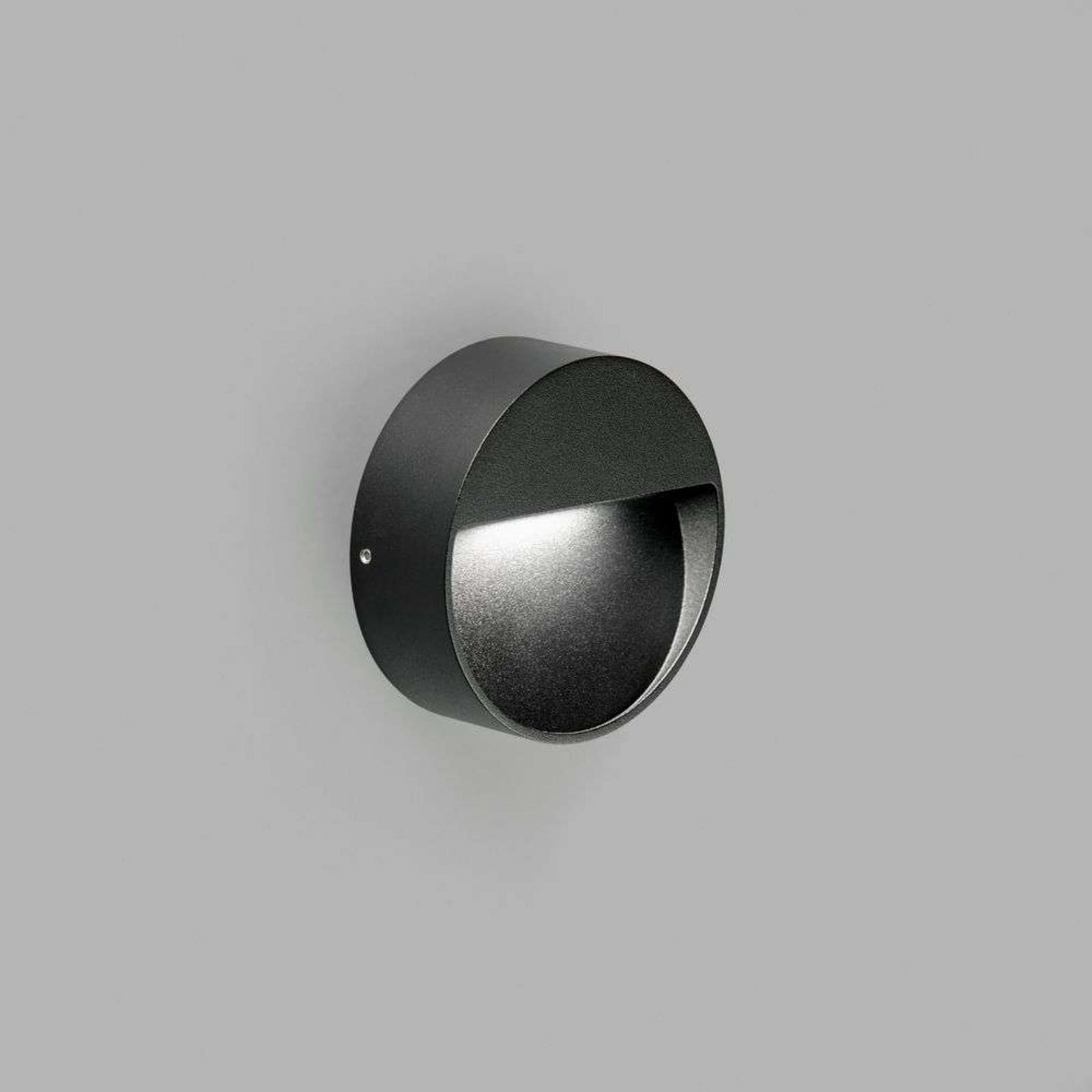 Serious 1 Aplique de Pared IP54 2700K Negro - LIGHT-POINT - Terraza - Aluminio