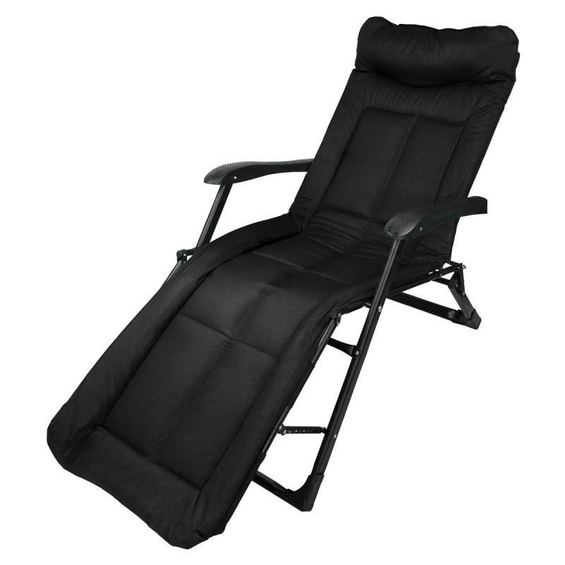 Silla plegable (negra)