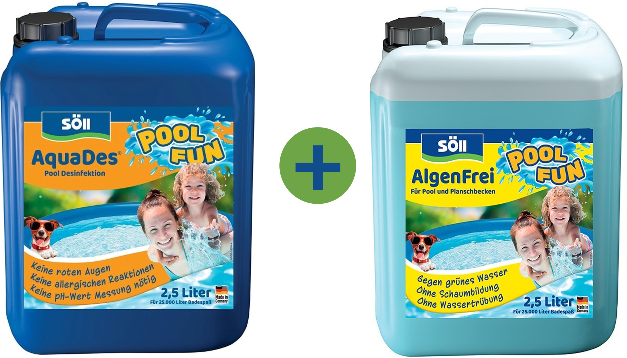 Söll Set AquaDes & Algenfrei - 2,5 L + 2,5 L