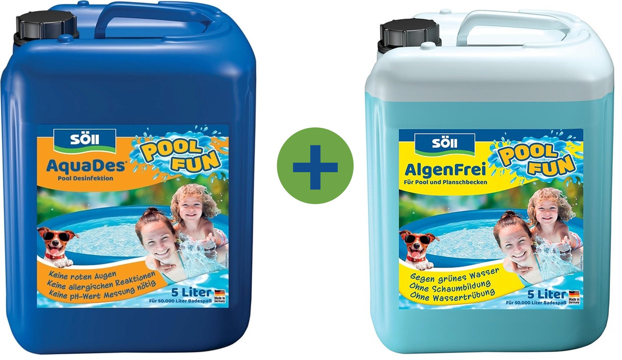Söll Set AquaDes & Algenfrei - 5 L + 5 L