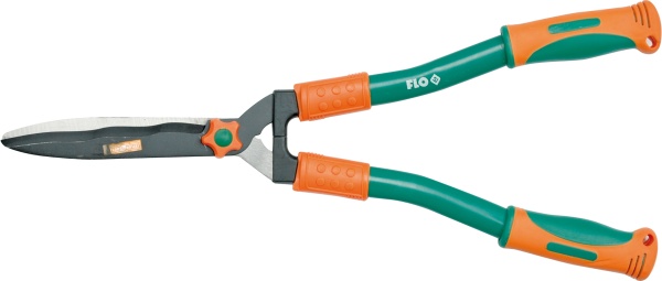 Tijeras de podar, Flo, modelo 99007, para poda de jardín, longitud de 590 mm, diseño ergonómico, corte preciso y mango cómodo