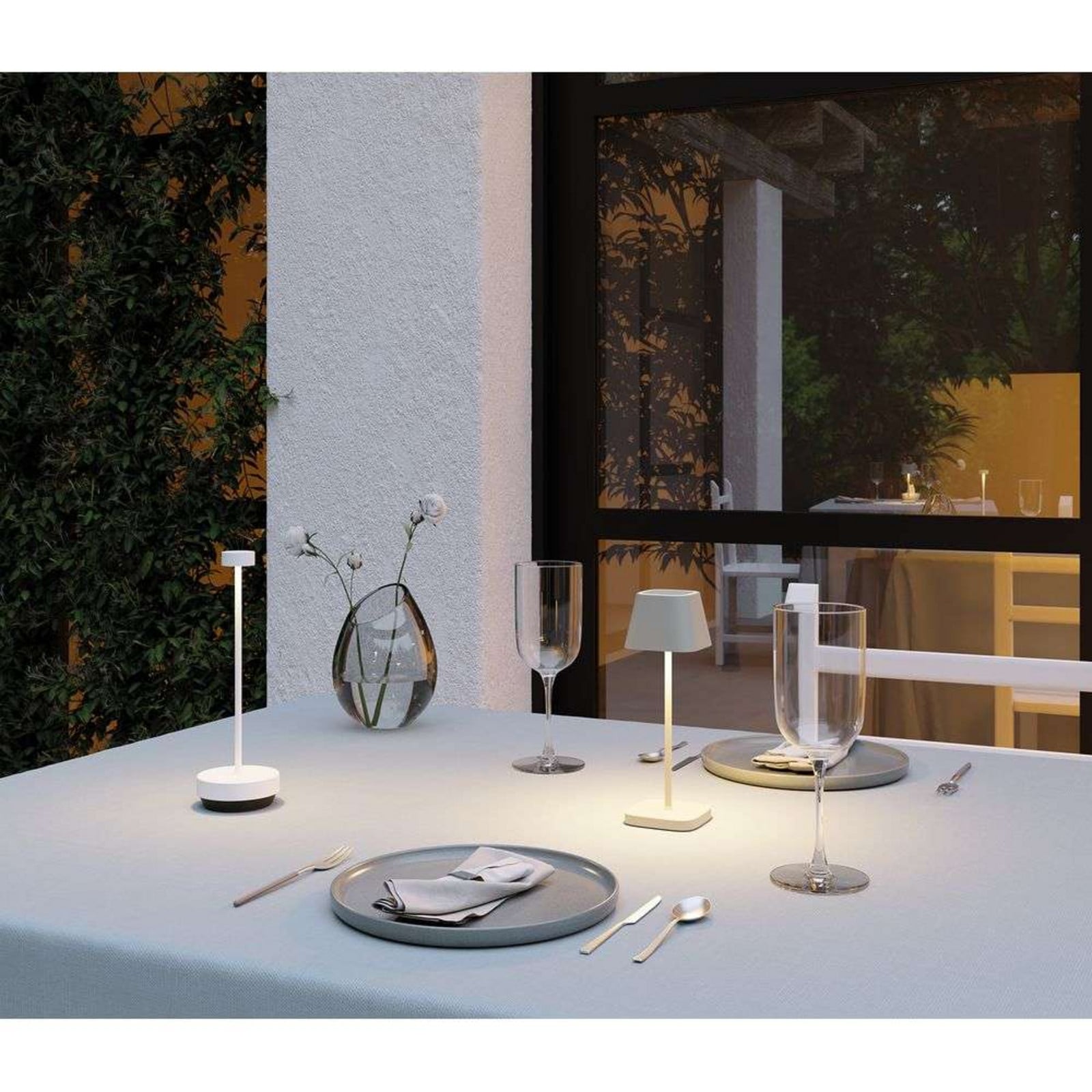 Turas LED Portable Lámpara de Sobremesa Negro - Blomus - Sala de estar / salón - Aluminio