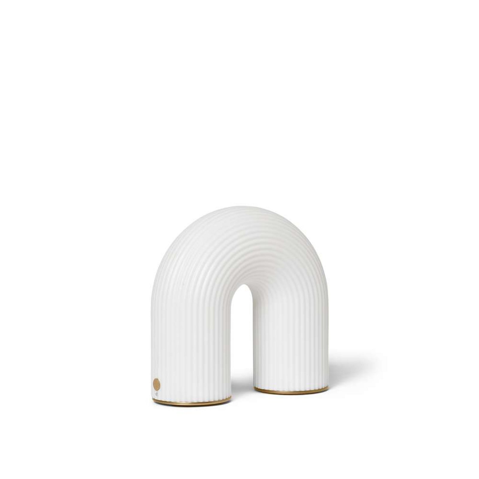 Vuelta Portable Lámpara de Sobremesa Blanco - Ferm Living - Sala de estar / salón - Plástico